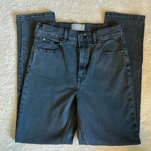 Everlane way high slim jean. Size: 28. Color: grey. EUC. Worn once. SF home
